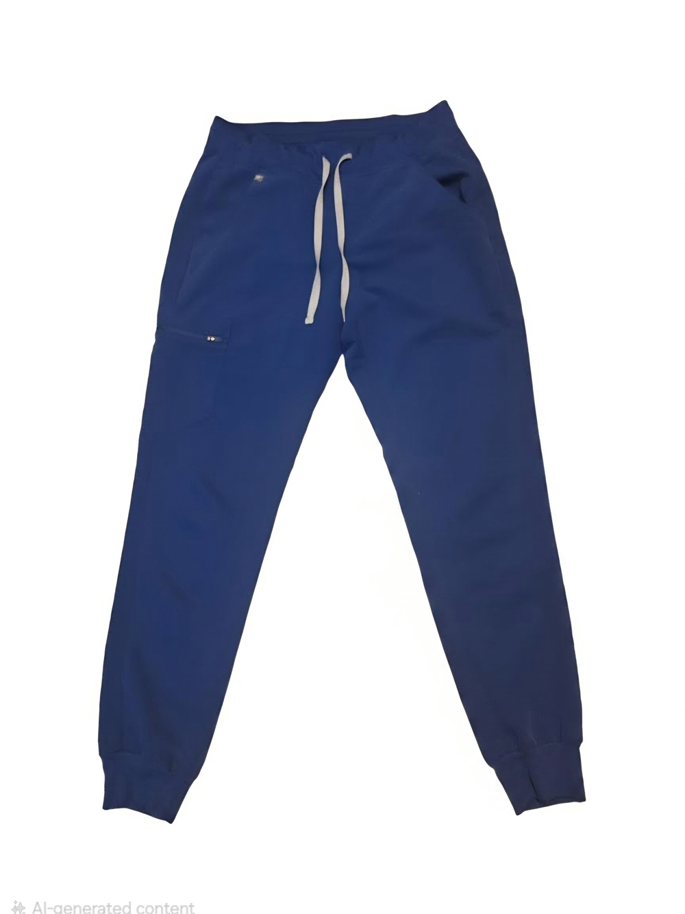 Figs Womens Royal Blue Drawstring Scrub Pants
